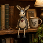 ❤️ Farm Style Donkey Shelf Figurine, Unique Gift For Donkey & Farmhouse Decor Lovers