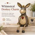 ❤️ Farm Style Donkey Shelf Figurine, Unique Gift For Donkey & Farmhouse Decor Lovers