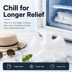 ❄️ Wearable Cooling Gel Insert – Comfort in Hat & For the Whole Body 🧢💙