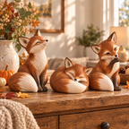 🦊 Rustic Red Fox Figurine | Bring Woodland Warmth Into Your Home