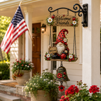 🔥Limited time 50% OFF – 🧙Rustic Garden Gnome Bell Outdoor Decor 🐞🌼