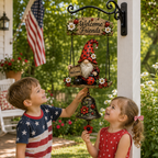 🔥Limited time 50% OFF – 🧙Rustic Garden Gnome Bell Outdoor Decor 🐞🌼