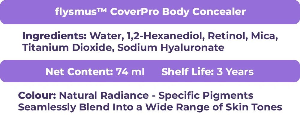 💜Limited-time 50% off💜✨Body Coverage Perfector – Waterproof, Lightweight & Flawless Body Makeup