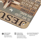 Jesus Is My God King Everything – Vintage Tin Sign Religious Metal Wall Art