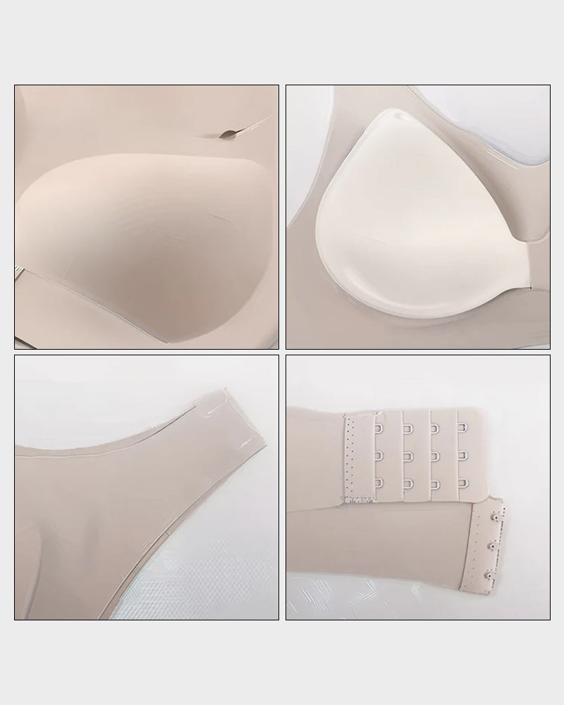 ✨Wireless Support Bra with Front Fastening and Crossed Straps at the Back