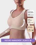✨Wireless Support Bra with Front Fastening and Crossed Straps at the Back