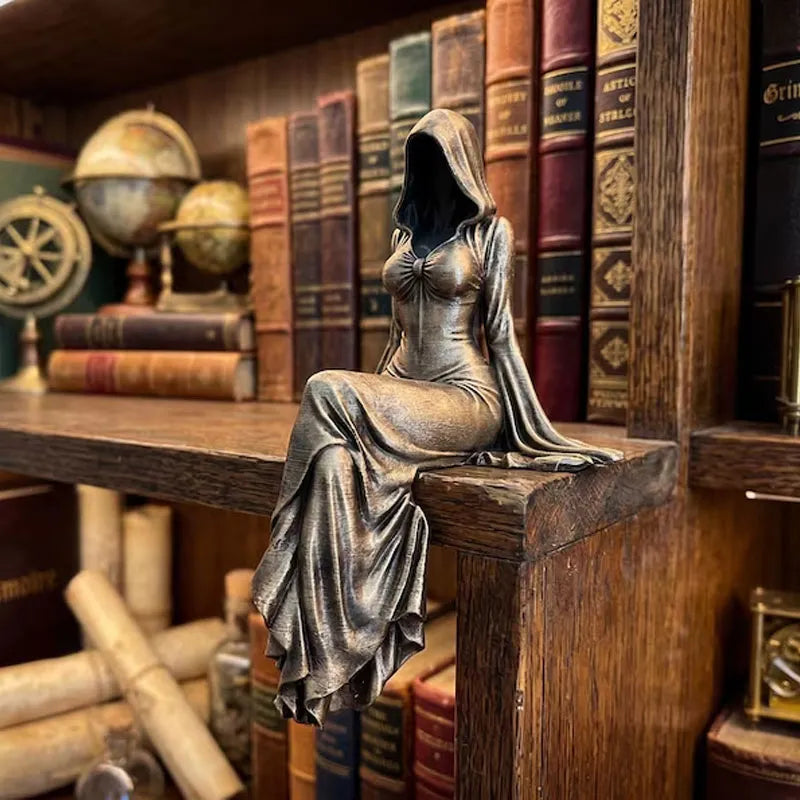 🖤Lady Reaper - Ethereal Hooded Figure Sculpture