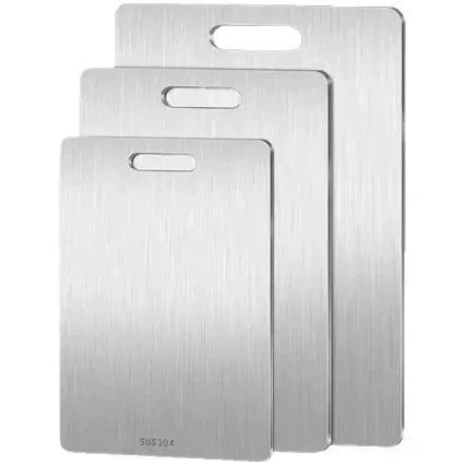 🔪 50% OFF NOW! ✨ Stainless Steel Countertop Chopping Board – Hygienic, Knife-Friendly & Easy-Clean Surface 🍽️