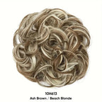 💁‍♀️Quick‑Fit Voluminous Hair Wrap | Realistic Synthetic Bun Piece for Daily & Special Occasion