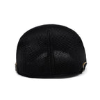 Men's Breathable Mesh Flat Cap – Adjustable Newsboy Ivy Beret Summer Hat
