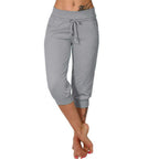 ⏰LIMITED TIME SALE 50% OFF🔥Drawstring Waist Cropped Sweatpants for Lounging