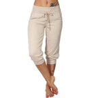 ⏰LIMITED TIME SALE 50% OFF🔥Drawstring Waist Cropped Sweatpants for Lounging