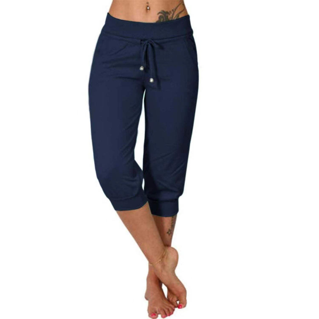 ⏰LIMITED TIME SALE 50% OFF🔥Drawstring Waist Cropped Sweatpants for Lounging