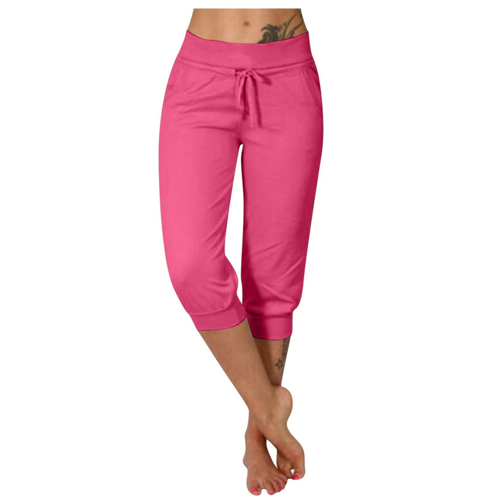 ⏰LIMITED TIME SALE 50% OFF🔥Drawstring Waist Cropped Sweatpants for Lounging