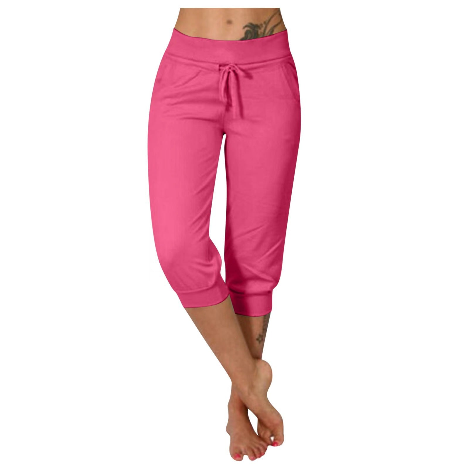 ⏰LIMITED TIME SALE 50% OFF🔥Drawstring Waist Cropped Sweatpants for Lounging