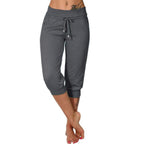 ⏰LIMITED TIME SALE 50% OFF🔥Drawstring Waist Cropped Sweatpants for Lounging