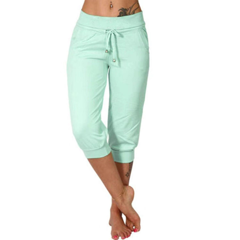 ⏰LIMITED TIME SALE 50% OFF🔥Drawstring Waist Cropped Sweatpants for Lounging
