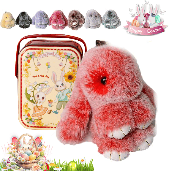 ⏳LAST DAY SPECIAL PRICE: ￡8.99!!🐰Handmade Soft Bunny PomPom Charms