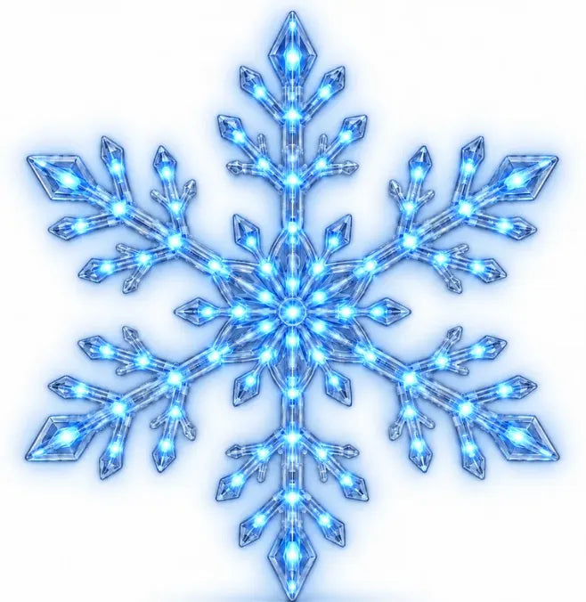 ⏳ Last Day 49% OFF – ❄️ LED Snowflake Wall Lights ✨