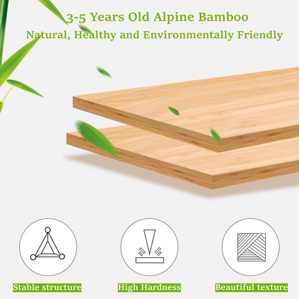 The 9-Tier No-Assembly Bamboo Rack!🌿👟
