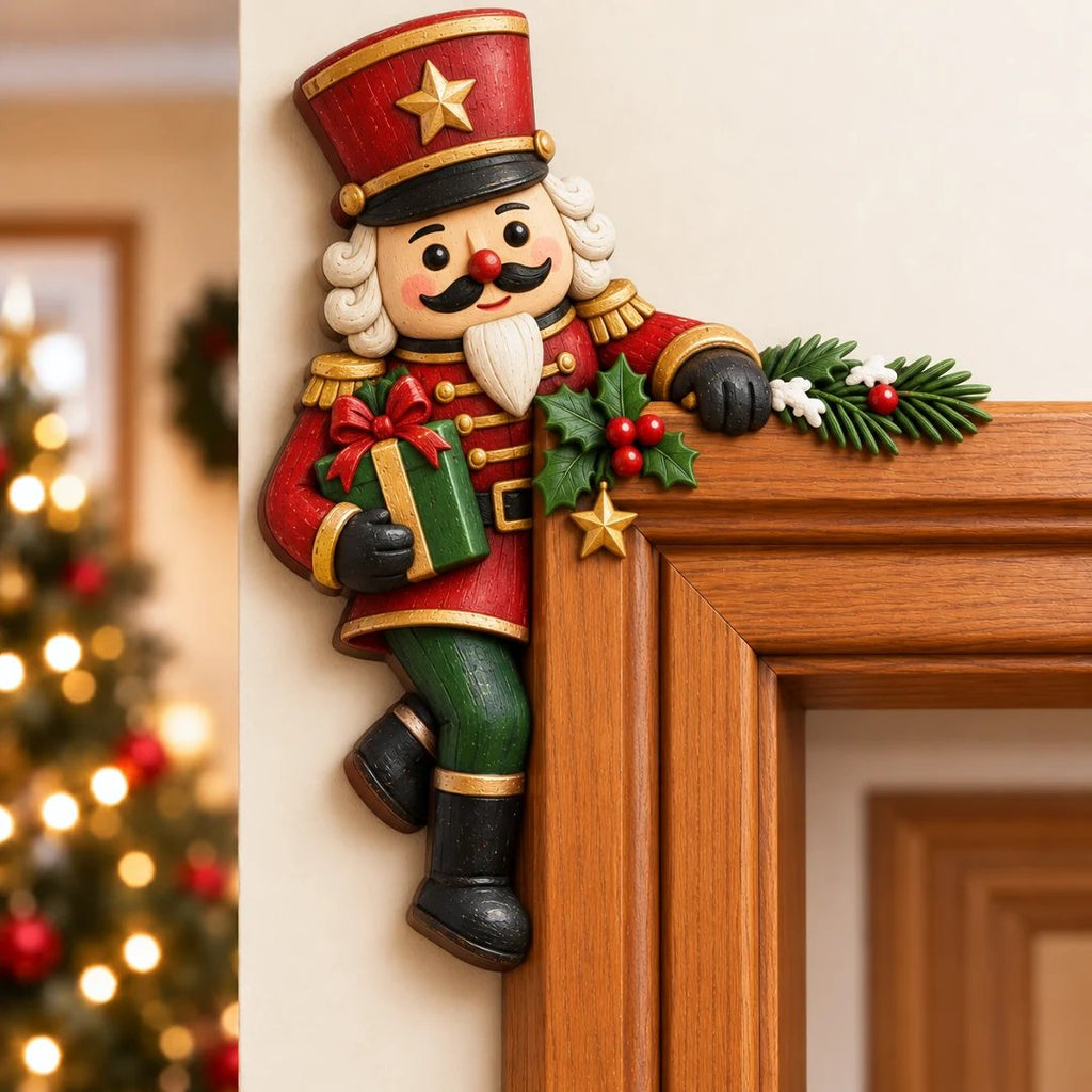 ⏰LAST DAY 50% OFF 🎅Christmas Peekaboo Door Frame Corner Decor
