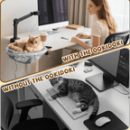 🐱Durable Ergonomic cat Desk Bed for Remote Workers