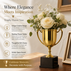 🏆 Creative Trophy Flower Vase
