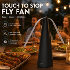 ☀️Plug-In Fly Repellent Fan – Outdoor Fly & Mosquito Control Device