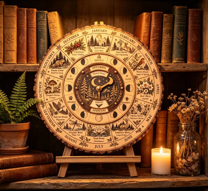 🔥Last Day 49% OFF - 🌙🌲Moon & Nature Observation Wheel🌕