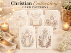 🎄 Beginner-Friendly Christmas Embroidery Kit, Relaxing Holiday Craft Project & Meaningful Gift