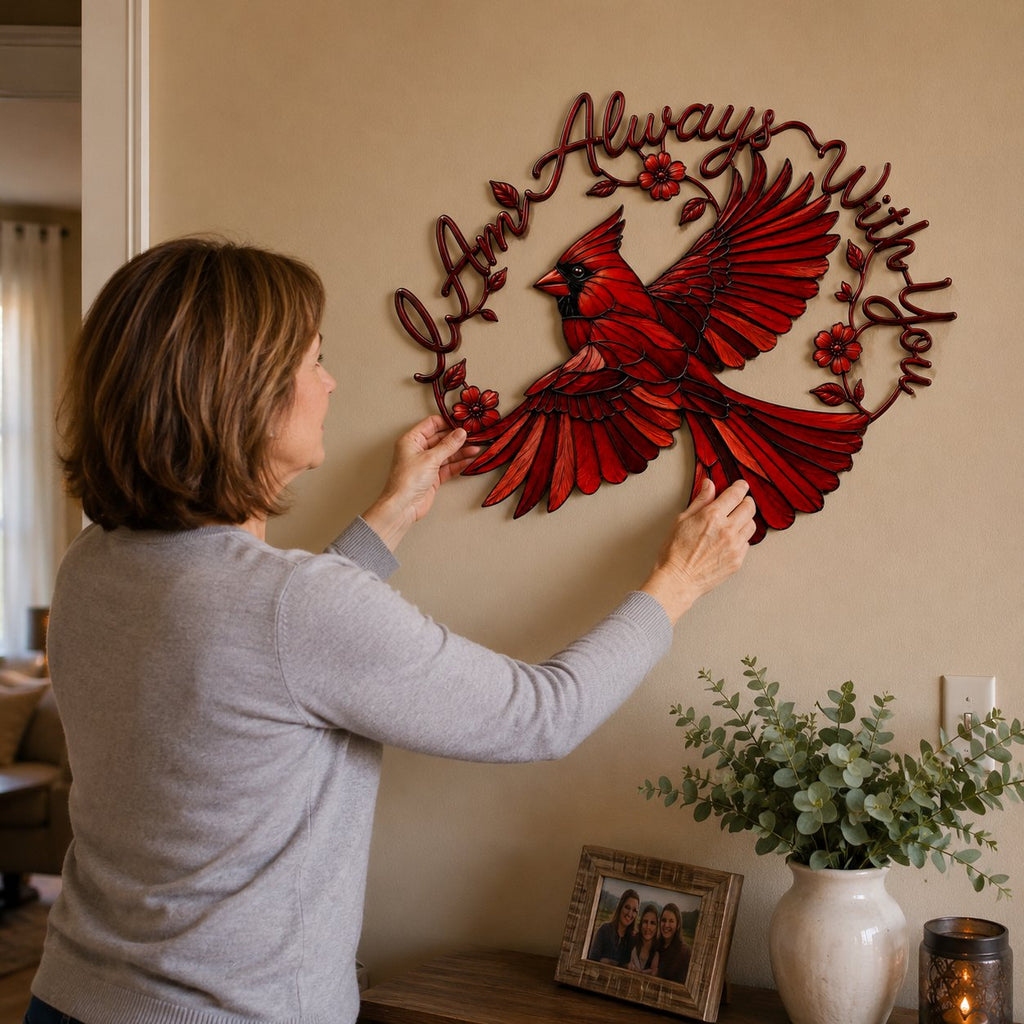 🐦Cardinal Wall Art - I Am Always With You❤️