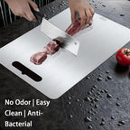 🔪 50% OFF NOW! ✨ Stainless Steel Countertop Chopping Board – Hygienic, Knife-Friendly & Easy-Clean Surface 🍽️