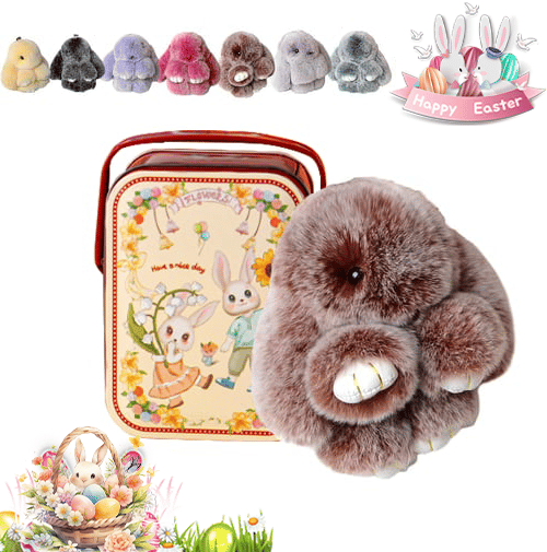 ⏳LAST DAY SPECIAL PRICE: ￡8.99!!🐰Handmade Soft Bunny PomPom Charms
