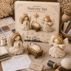 ✨ DIY Patchwork Nativity Scene Sewing Kit