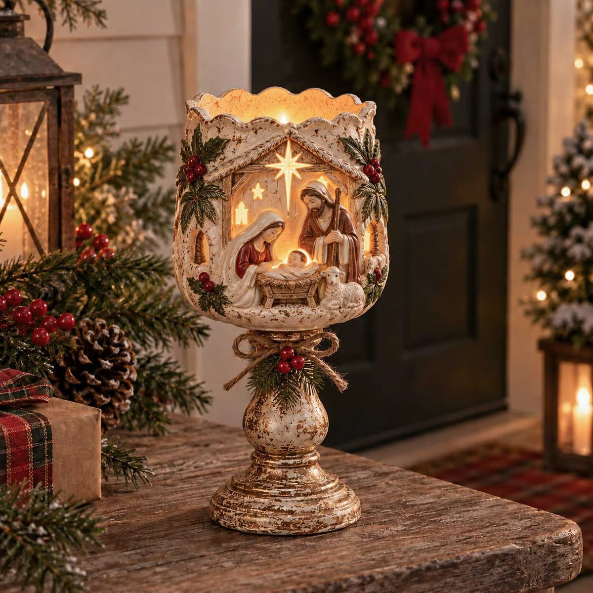 Timeless Vintage Christmas Glow For Your Mantel 🕯️