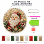 🎄Christmas Pearl Diamond Art Hanging Ornament Kit | Resistant Non-Fading Pearl Beads DIY Handmade Holiday Hanging Decor 🎅💎