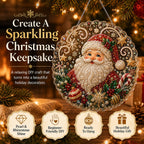 🎄Christmas Pearl Diamond Art Hanging Ornament Kit | Resistant Non-Fading Pearl Beads DIY Handmade Holiday Hanging Decor 🎅💎