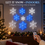 ⏳ Last Day 49% OFF – ❄️ LED Snowflake Wall Lights ✨