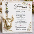 🌙Carry Your Zodiac Magic Every Day ✨ | Meaningful Birthstone Charm Keychain Gift