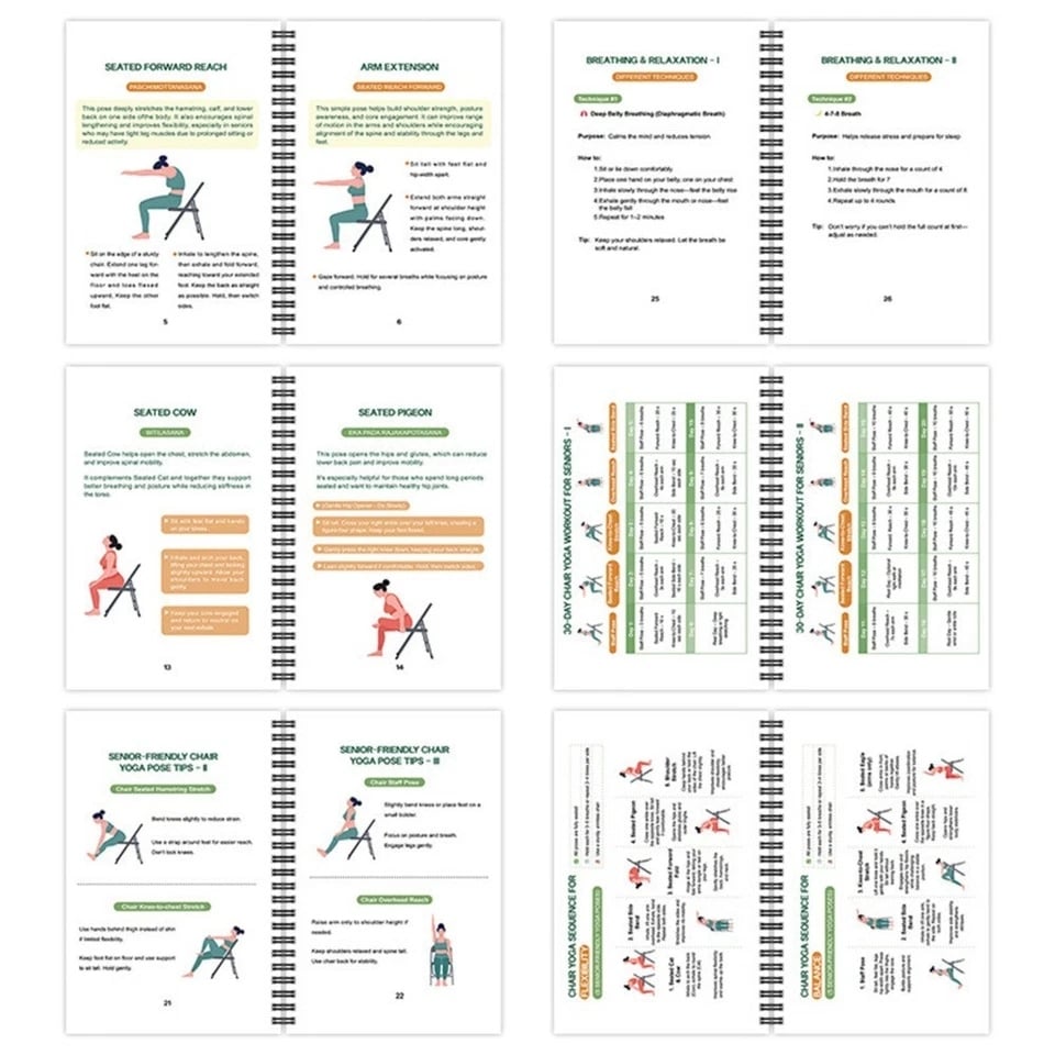 🔥Most Popular in 2026🔥The Complete Guide to Chair Yoga for Seniors: Over 40 Simple Exercises with Light Resistance to Regain Strength, Mobility, and Balance—and Lose Weight