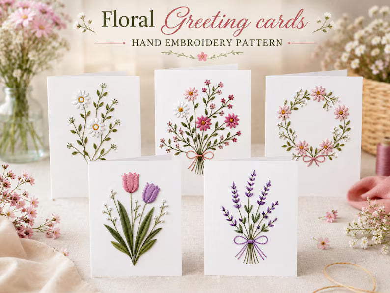 🎄 Beginner-Friendly Christmas Embroidery Kit, Relaxing Holiday Craft Project & Meaningful Gift