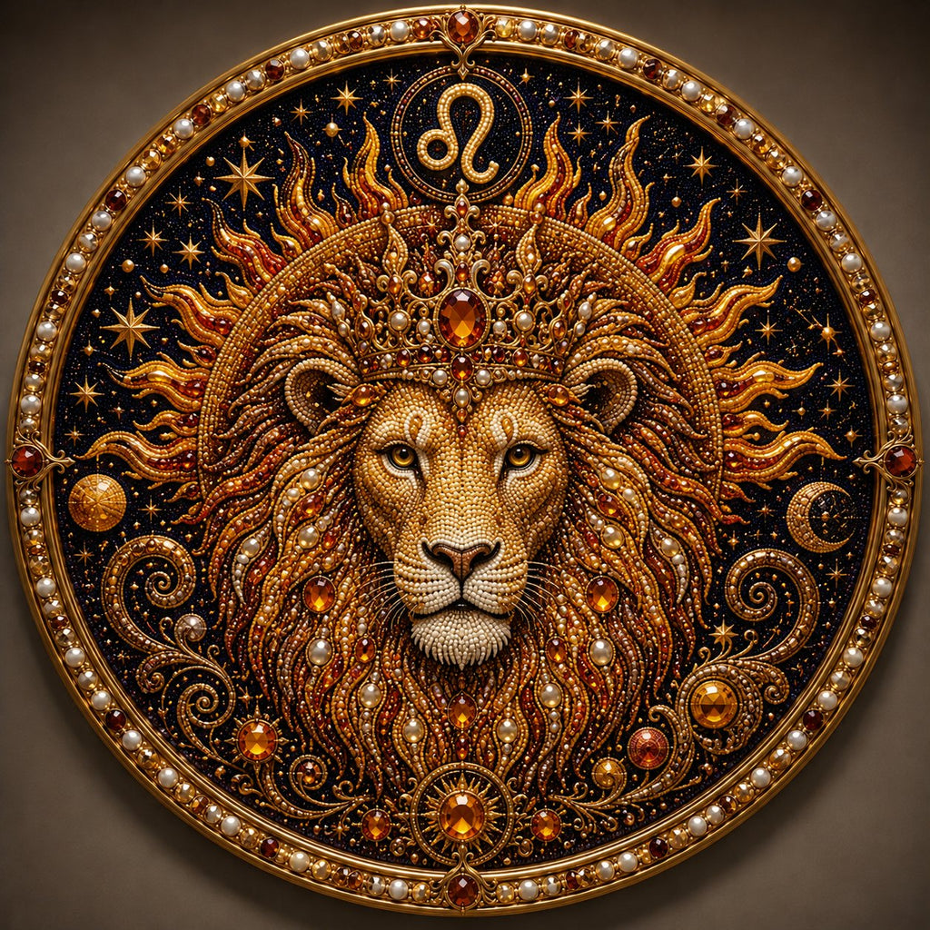 🔥 12 Zodiac Signs Pearl Art Kit ♈🌙