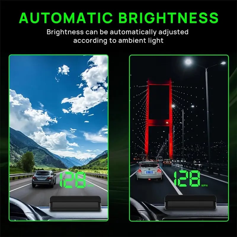 🔥Car Head Up Display | GPS Digital Speedometer