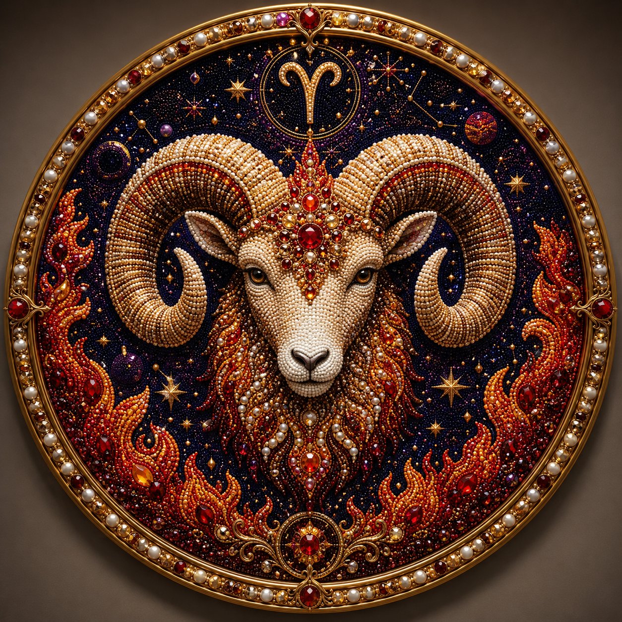 🔥 12 Zodiac Signs Pearl Art Kit ♈🌙