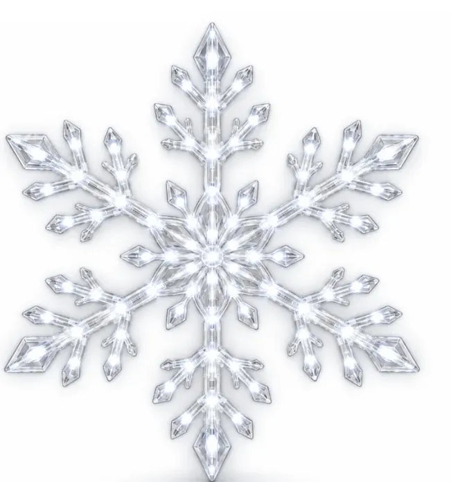 ⏳ Last Day 49% OFF – ❄️ LED Snowflake Wall Lights ✨
