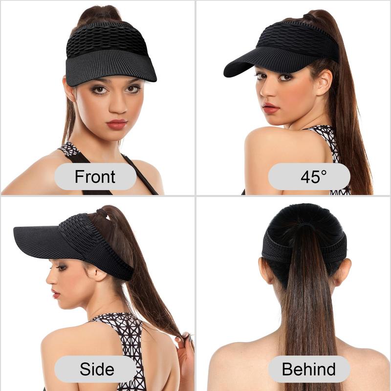 Foldable UPF 50+ Sun Visor Hat | Packable Wide Brim Beach & Sports Cap☀️👒