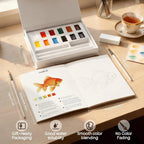 ✍️Beginner Watercolor Paint Set🎨Watercolor Animal Workbook