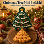 🎄 Christmas Themed Embossed Mini‑Pie Mould Set | 8 Festive Character Designs for Holiday Baking
