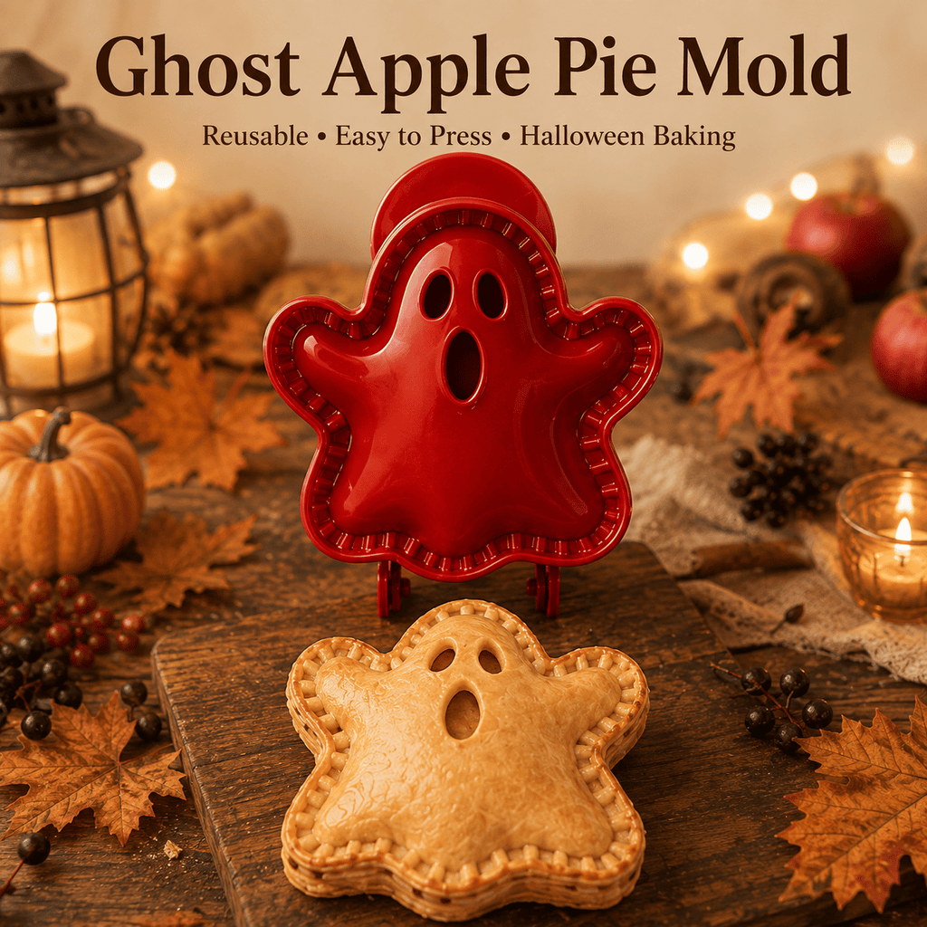🎃 Spooky Halloween Hand‑Pie Press Set | 8 Unique Spooky Shapes for Festive Party Pastries