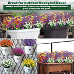 ⏳LAST DAY SPECIAL PRICE: ￡5.99!!🌺UV Resistant Colorful Artificial Flower💖